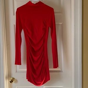 Women’s ruched sweater dress